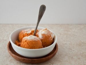 Pumpkin Meringue Sorbet DessertForTwo.com