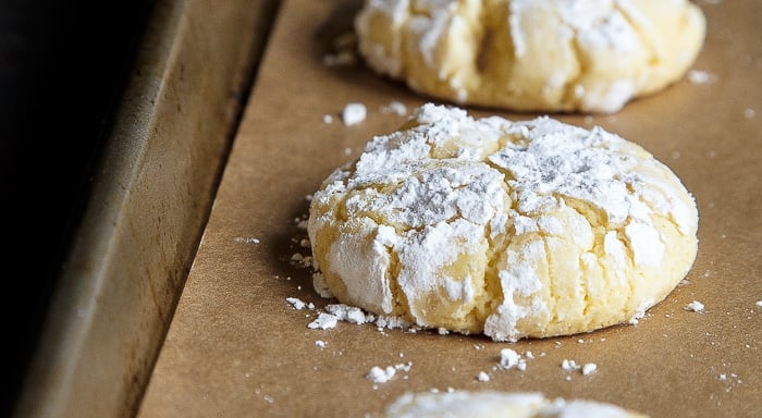 Gooey Butter Cake Cookies Small Batch Dessert For Two
