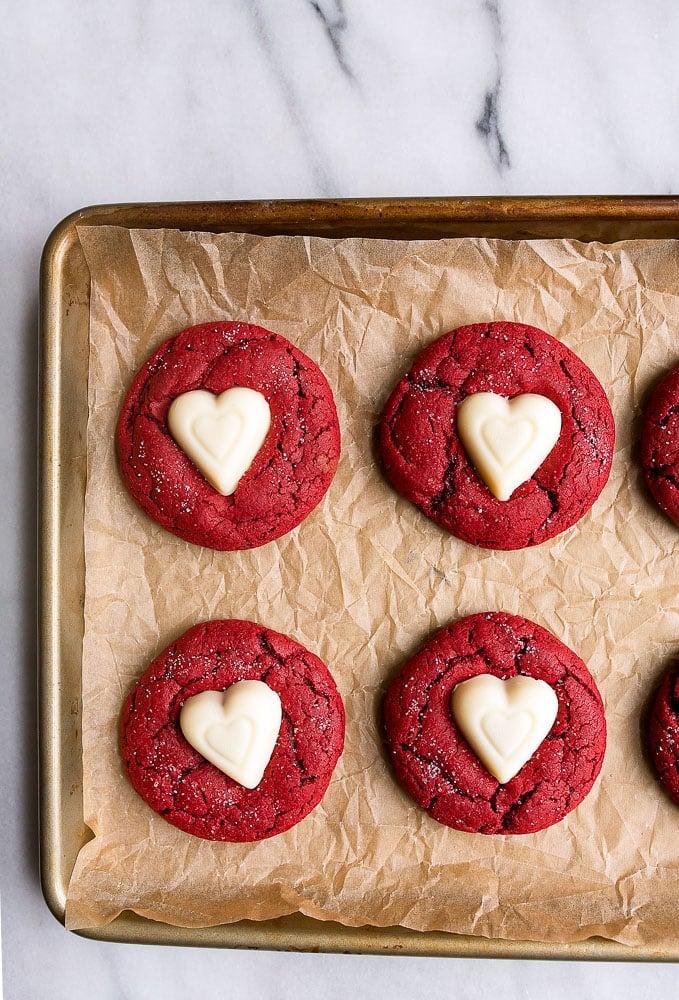 Red Velvet Sugar Cookies