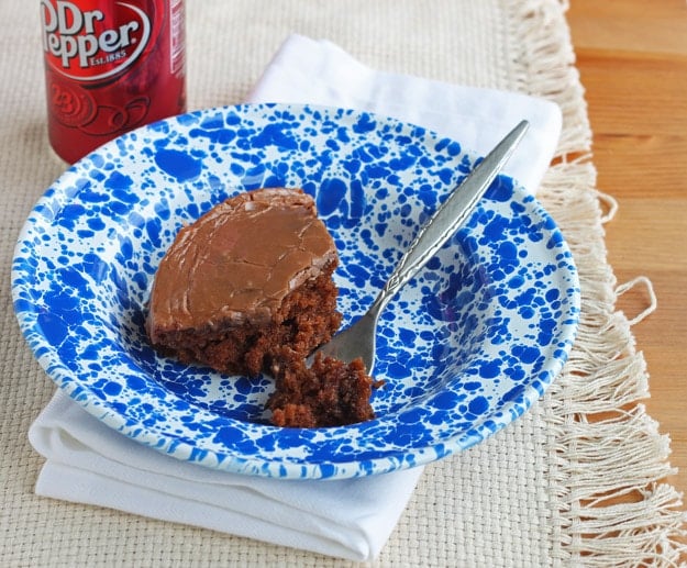Dr Pepper Cake. A chocolate cake made with Dr Pepper