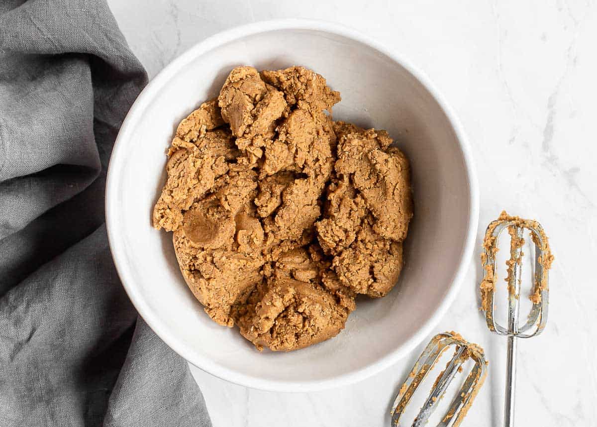 christmas ginger cookie dough