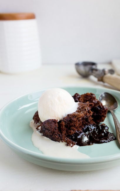 Chocolate Cobbler Recipe: Southern chocolate cobbler is like a brownie baked with hot fudge sauce underneath.