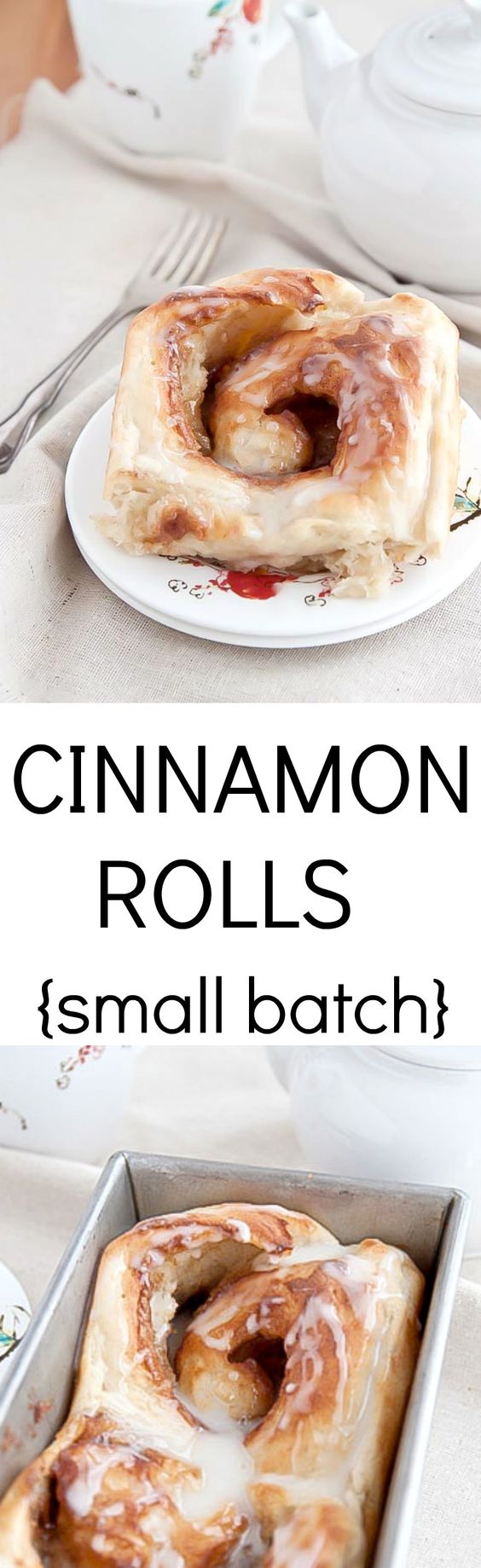 Potato cinnamon rolls for two, small batch recipe! Makes just 2 big cinnamon rolls in a bread loaf pan. #potatocinnamonrolls #potatodessert #cinnamonrollsfortwo #smallbatchcinnamonrolls 