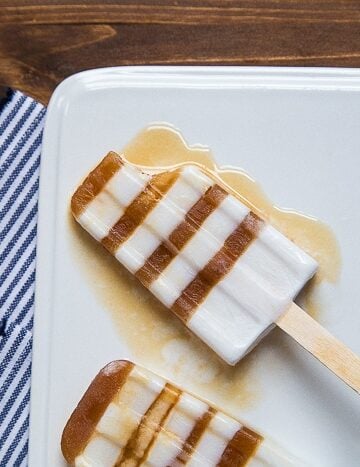 Creamy Earl Grey Tea Popsicles @dessertfortwo