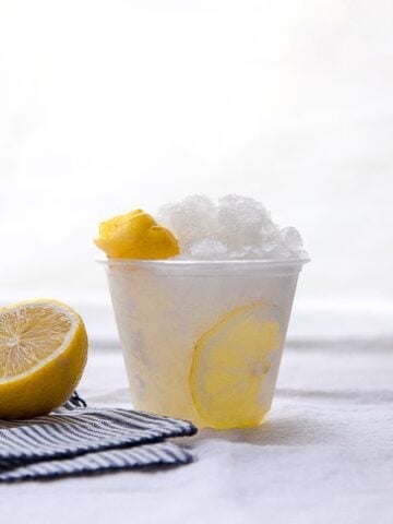 Vodka tonic granita with lemon @dessertfortwo