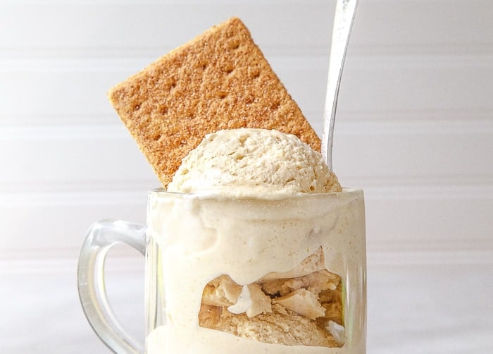 Graham Cracker Ice Cream! @dessertfortwo