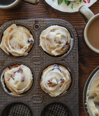 Quick Cinnamon Rolls for two