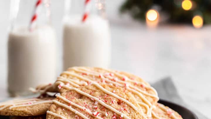 candy cane sugar cookies