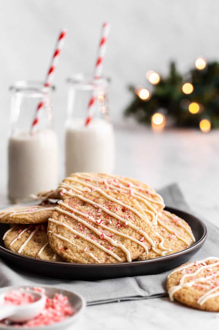 Candy Cane Sugar Cookies - Dessert for Two