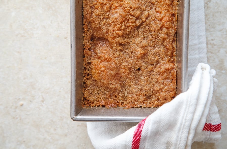 Cinnamon streusel coffee cake recipe @dessertfortwo