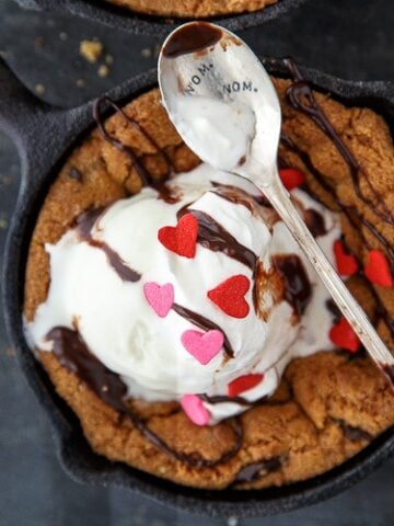 Cookie sundaes for Valentines Day