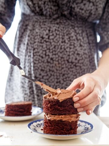 Chocolate Layer Cake for two