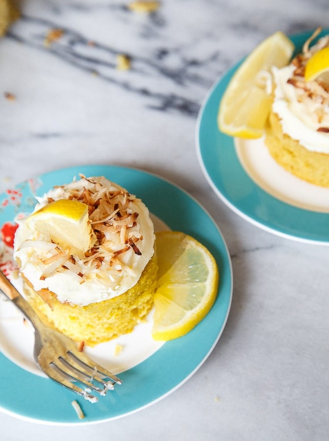 Mini lemon coconut cake recipe