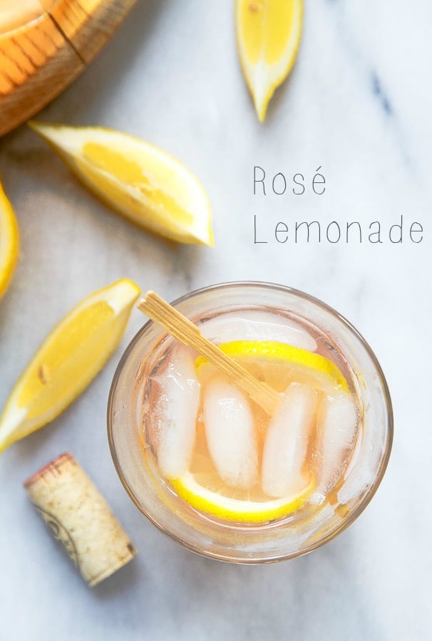 Rosé Lemonade Recipe for the best summer drink ever
