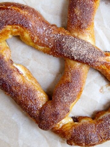 Homemade soft pretzel recipe