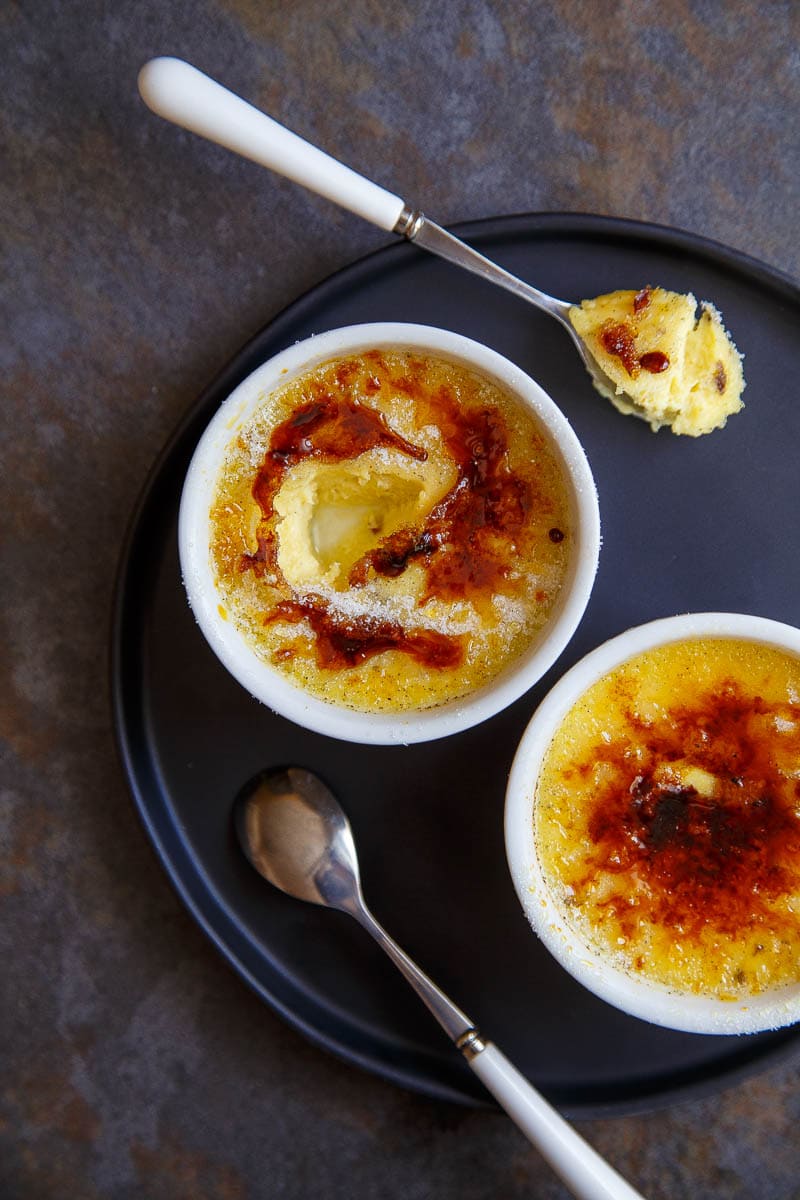 Creme Brûlée made in the slow cooker. Cooks in just 2 hours!