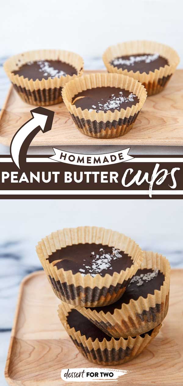 Homemade Healthy Peanut Butter Cups made from scratch. #peanutbuttercup #healthydessert #healthyrecipe