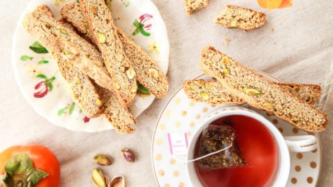 Easy Biscotti recipe with whole wheat flour