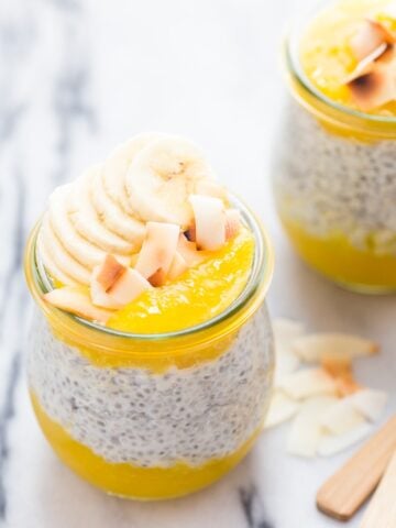 Chia Pudding Recipe with Mango and Coconut Milk @DessertForTwo