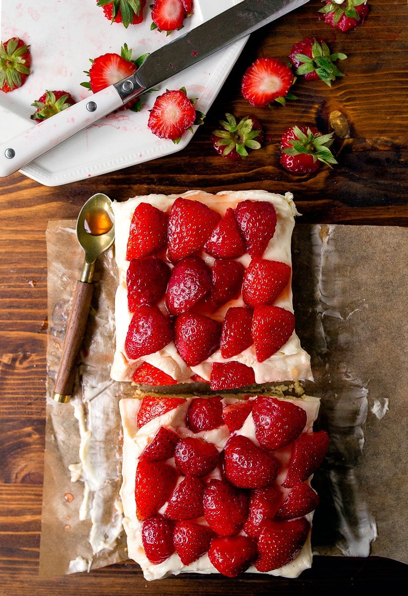 Strawberry Shortcake Bars Recipe for Two