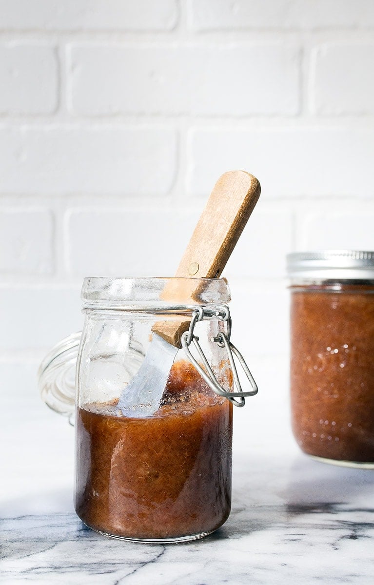Homemade apple butter recipe, made easy in the crockpot!