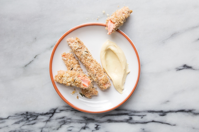 Easy 3 ingredient salmon fish sticks perfect for getting kids to eat more salmon and fish