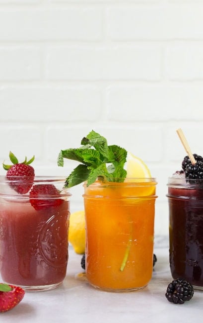 Jam cocktails made in a mason jar. Shake up your favorite flavors.