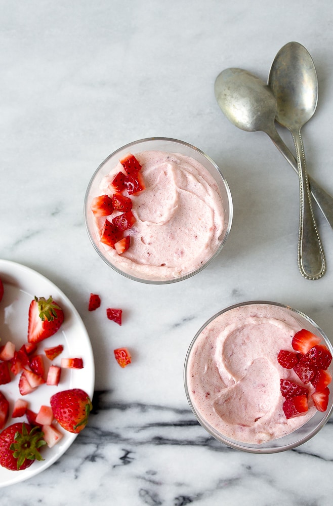 Easy Strawberry Mousse for Two