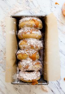 Cinnamon Caramel Amish Donuts (baked!) - Dessert for Two