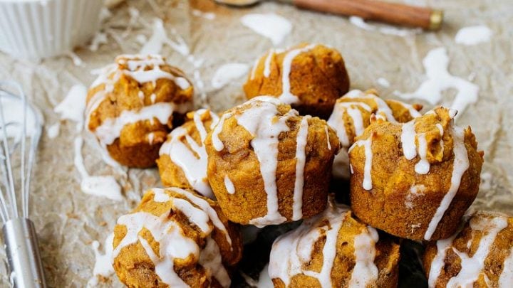 Mini Pumpkin Cakes Recipe with Thick Glaze and more cute pumpkin desserts for two | by Dessert for Two