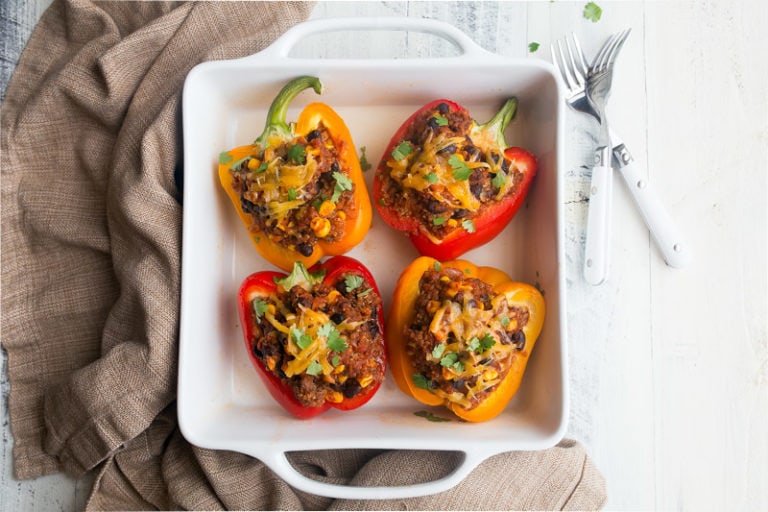 Southwestern Stuffed Peppers for Two | Dinners for Two