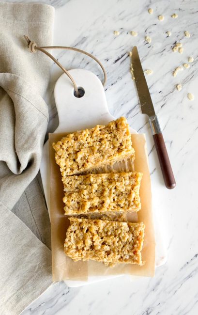 Peanut Butter Rice Krispie Treats for Two. Small batch rice krispies treats for two made with peanut butter. Perfect recipe for kids.
