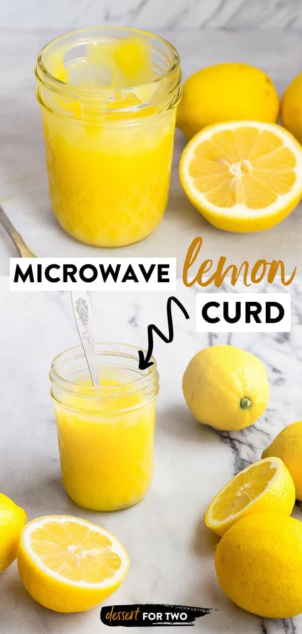 Microwave lemon curd recipe (small batch) makes just 1 cup and uses just 1 egg. #lemoncurd #lemon #lemondesserts #easydesserts #quickandeasy