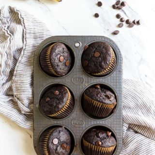 chocolate-banana-muffins-one-bowl