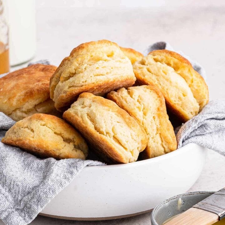 Fluffy Buttermilk Biscuits from Scratch!- Dessert for Two