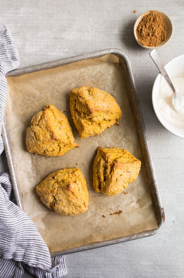 Delicious pumpkin scones recipe, just like Starbucks