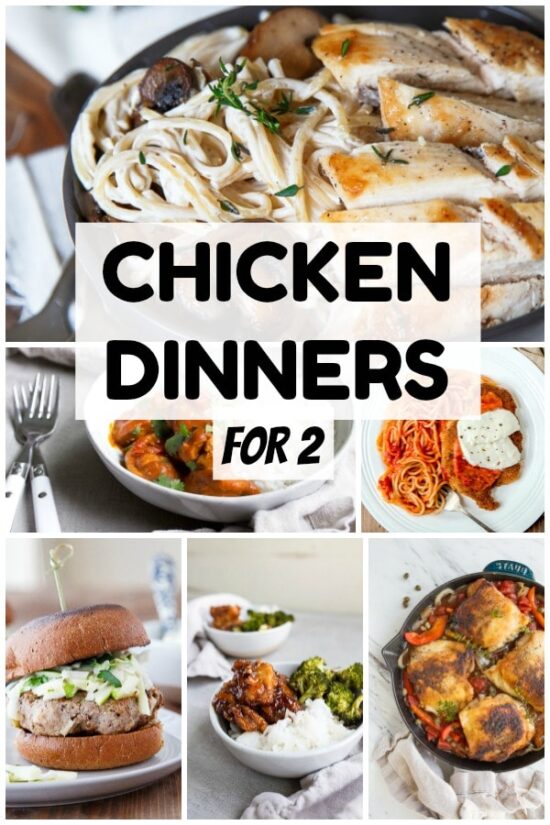 Chicken Dinners for Two | Chicken Recipe for Two - Dessert for Two