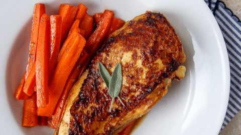 Apple Cider Glazed Chicken Breast with Carrots