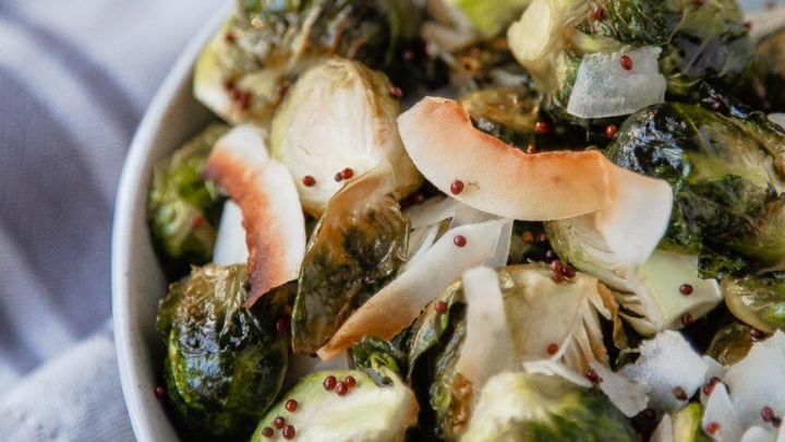 Coconut Brussels Sprouts