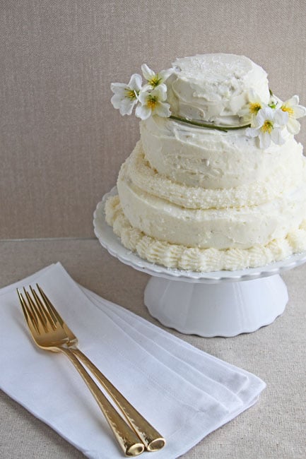 Mini Wedding  Cake  for two