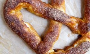 A small batch of soft pretzels. Like, two of 'em.