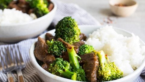 homemade takeout Beef and Broccoli Stir Fry