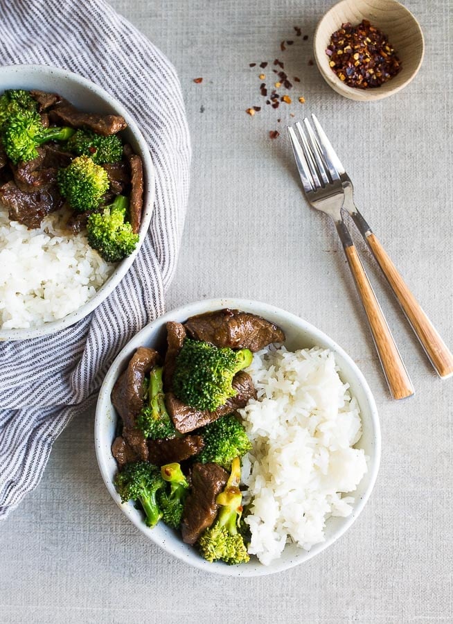 Beef and Broccoli Stir Fry with Rice