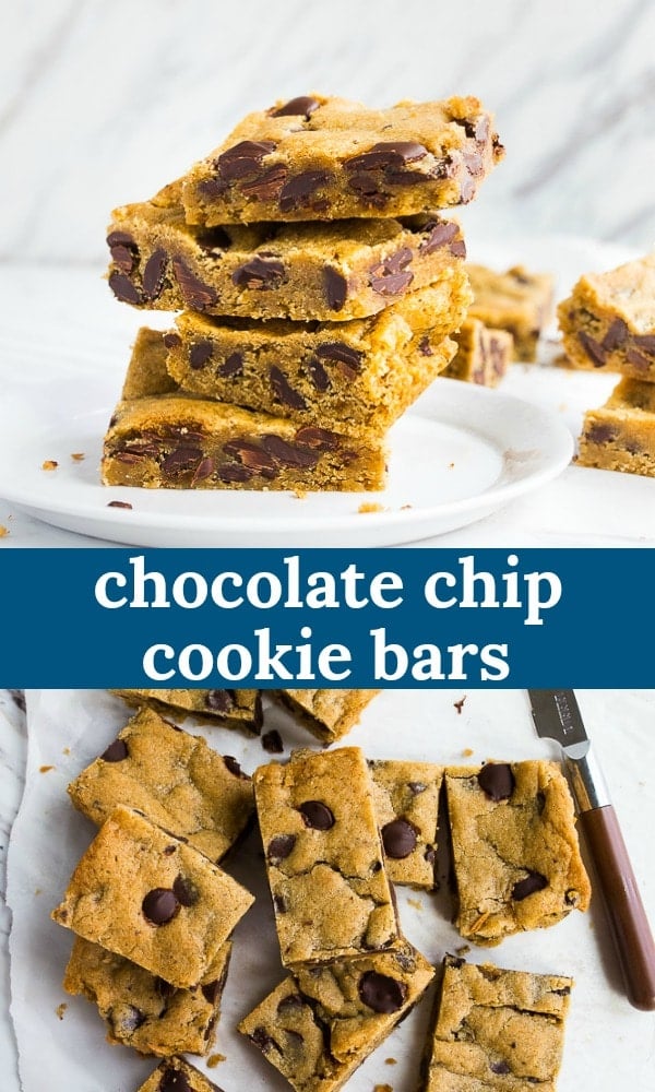 Chocolate Chip Cookie Bars Recipe - Dessert for Two