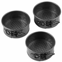 Wilton 4-Inch Mini Springform Pans for Mini Cheesecakes, Set 3-Piece