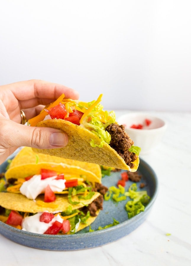 Ground Beef for Tacos (freezer friendly) - by Dessert for Two