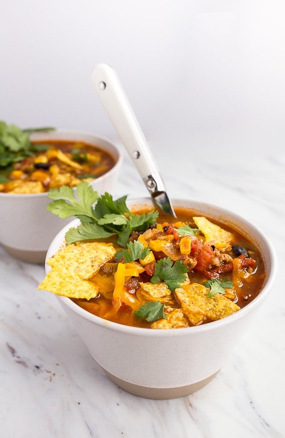 instant pot taco soup recipe