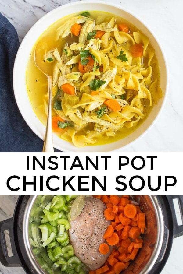 Instant Pot Chicken Noodle Soup - Pressure Cooker Chicken Soup