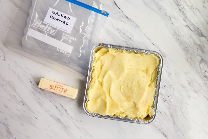 how to freeze mashed potatoes