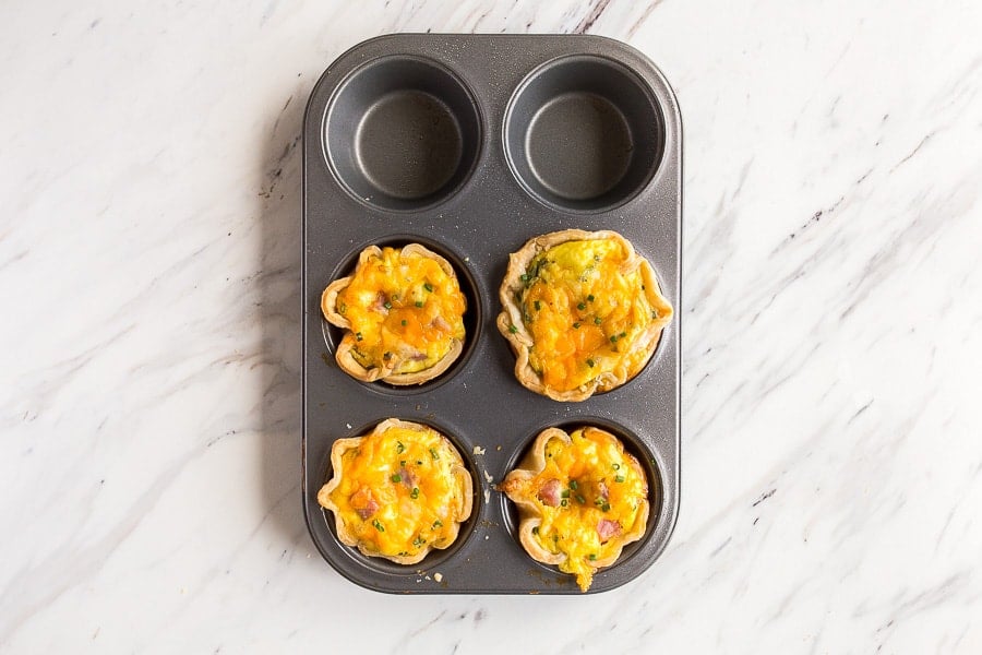 how to make mini quiche in a muffin pan
